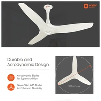 Orient Electric Aeroquiet Noiseless Premium Ceiling Fan for Home | 18-pole strong motor | 48 inch (1200 mm) (White, Pack of 1) - 1200 MM, WHITE