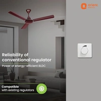 Orient Electric’s 1200 mm Hector 500 | BLDC fan with regulator compatibility | Saves up to 50% on electricity bills | 3-year warranty | Brown, pack 1 - 1200 mm, Brown