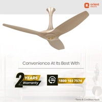 Orient Electric 1200mm Aeroquiet Ceiling Fan (Mystic Gold) - 1200 mm, Mystic Gold