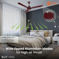 Orient Electric’s 1200 mm Hector 500 | BLDC fan with regulator compatibility | Saves up to 50% on electricity bills | 3-year warranty | Topaz Gold, pack 1 - 1200 mm, Topaz Gold