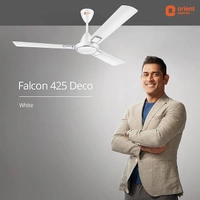 Orient Electric 1200 mm Falcon Deco Ceiling Fan - 1200 mm, White