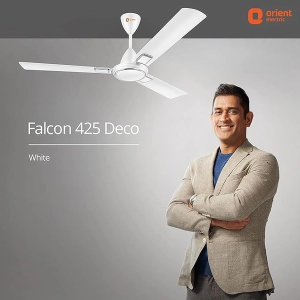 Orient Electric 1200 mm Falcon Deco Ceiling Fan - 1200 mm, White