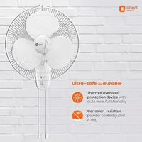 ORIENT Electric Wall Fan 44/400mm - 400mm, White