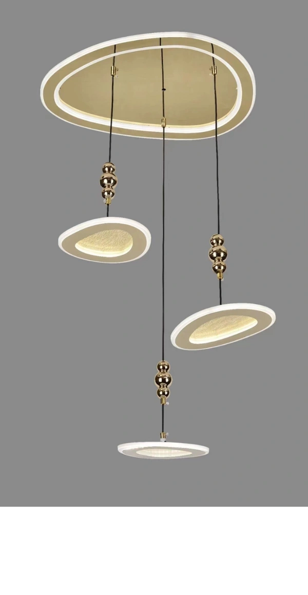 DELAMPS Decorative Led Hanging Lights Modern Design 7 Led Lights Adjustable Pendant Lights