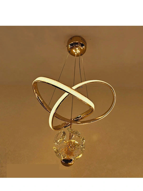 DELAMPS Contemporary Chic Profile Pendant Light - LED Hanging Fixture Ideal for Residential and Professional Spaces