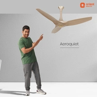 Orient Electric 1200mm Aeroquiet Ceiling Fan (Mystic Gold) - 1200 mm, Mystic Gold