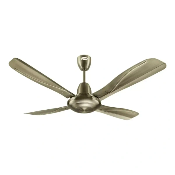 Orient Electric Stallion 1320 mm 4 Blade Ceiling Fan (Antique Copper, Pack of 1) - 1320 mm, Brushed Brass