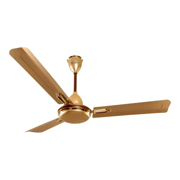 Orient Decorative Quasar Ornamental 600 mm Ceiling Fan - 900mm, Gold Chocolate