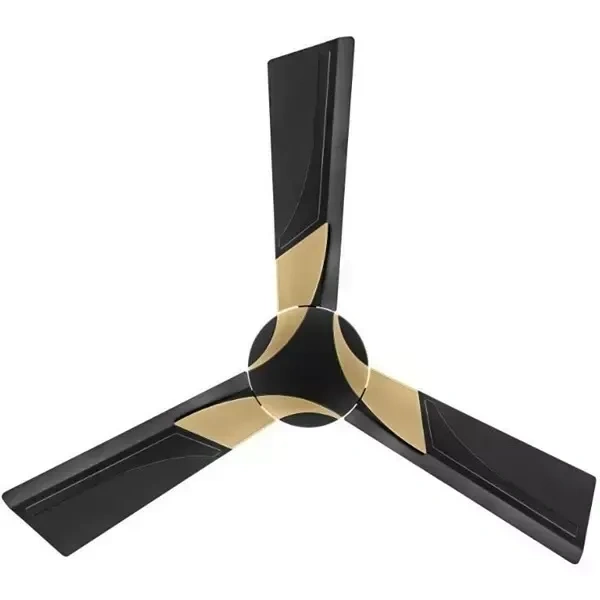 Orient Decorative Wendy 1400 mm 1 Star Ceiling Fan - 1400 mm, Metallic Black Gold