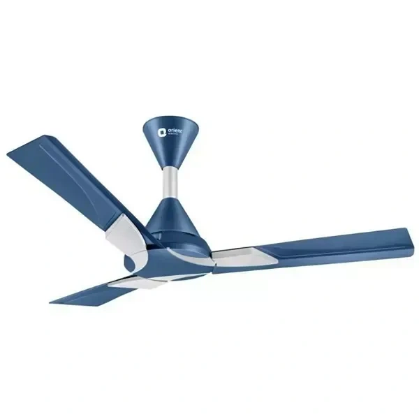 Orient Decorative Wendy 1400 mm 1 Star Ceiling Fan - 1400 mm, Azure Blue Silver