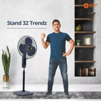 Orient Stand 32 Trendz Electric Blue 400 mm Pedestal Fan - 400mm, Electric Blue