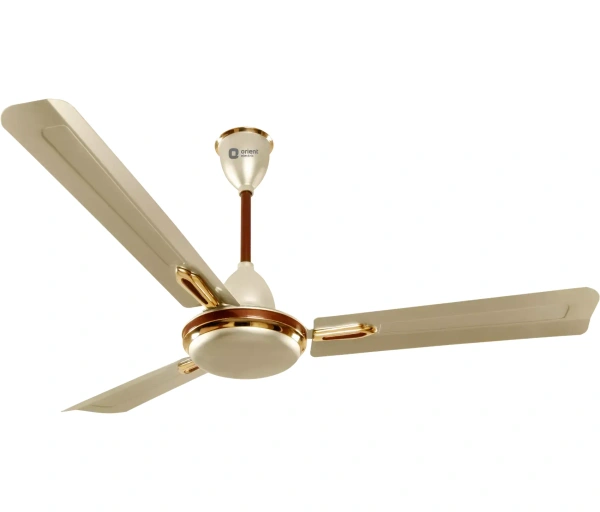Orient Decorative Quasar Ornamental 600 mm Ceiling Fan - 900mm, Metallic Ivory Cherry