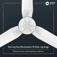 Jazz Art 1200 mm Decorative Ceiling Fan - 1200 mm, Pearl White