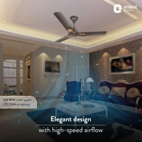 Orient Electric Jazz Maple Ceiling Fan - 1200 mm, Metallic Bronze Copper