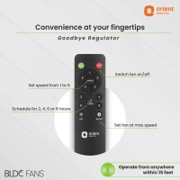 EcoTech Supreme 1200mm Energy Efficient BLDC Ceiling Fan Remote - 1200 mm, Topaz Gold