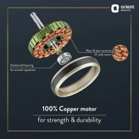 Orient Electric Jazz Maple Ceiling Fan - 900mm, Pearl Metallic White