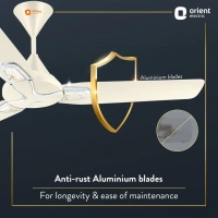 Orient Electric Jazz Maple Ceiling Fan - 900mm, Pearl Metallic White