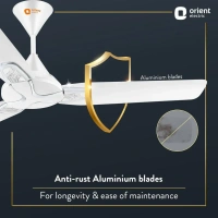 Jazz Art 1200 mm Decorative Ceiling Fan - 1200 mm, Pearl White