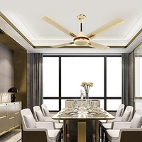 Orient Electric Quadro Ornamental 1200mm | 4 Blade, Premium BEE Star Rated Ceiling Fan - 1200 mm, Metallic Ivory-Cherry