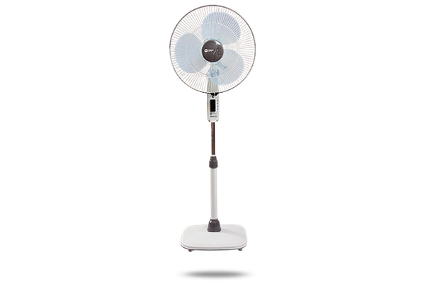 Orient Electric Stand 32 Trendz Pedestal Fan | Reduced Noise with Innovative CT Technology | Stand Fan for Home with 1330 RPM Motor Speed - 400mm, Grey