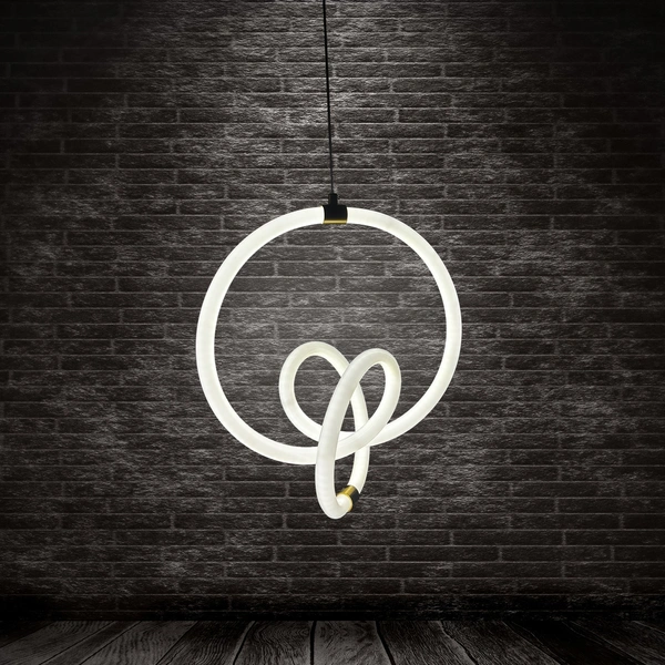 Modern Acrylic Liner Design Rod and Ring With High Power LED Light Hanging For Your Home and Office