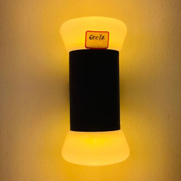 RADIANT LED 10 Watts Up-Down Outdoor Damaru Becon LED Waterproof Exterior Wall Lamp 2 X 5Watts (Warm White)