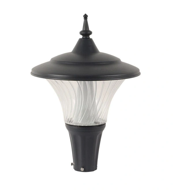 DELAMPS 20watt waterproof led gray body outdoor gate lamp Aluminium Casting Light for Garden, Pillar,Boundary light color warm white pack of 1