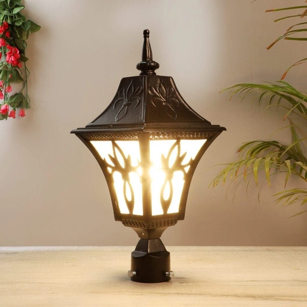 DELAMPS Lights Aluminium Black Tecture Standard Gate Light