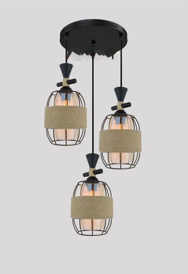 Linear Cluster Pendant Celling Hanging Light Rope Light Chandelier for Ceiling Surface, Café, Restaurant