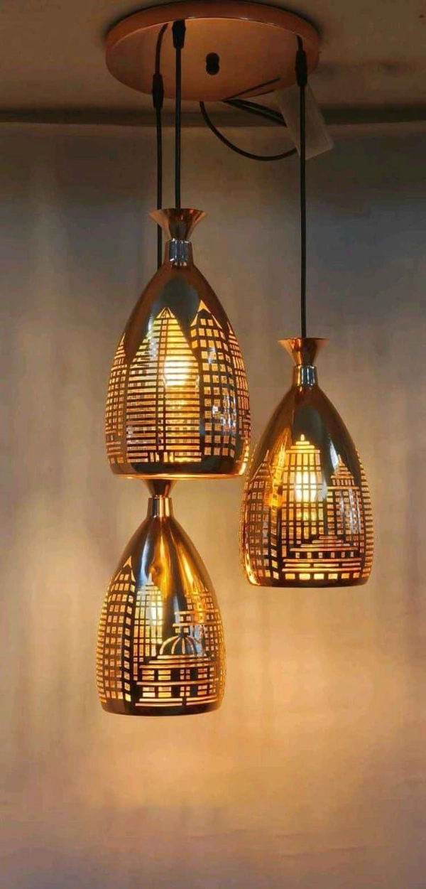 DELAMPS Pendant Light with Rustic Black Metal Retro Matte Black Adjustable 4-Lights Hanging Lighting Pendant Lamp Fixture for Kitchen Island, Barn, Dining Room, Cafe, Farmhouse Z04/4LP Pendants Ceiling Lamp (Black)