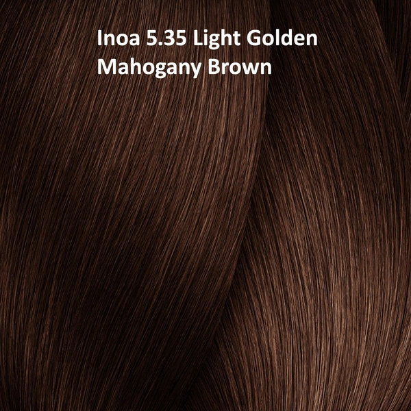 Loreal Professionnel Paris Loreal Professional Inoa 5.35 Color Tube Light Golden Mahogany Brown - 60g