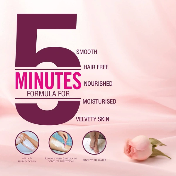 Alite Hair Removal Cream for Women - Combo Pack (2 x 60g) with Rose Water | Advanced 5-Minute Formula for Gentle & Pain-Free Hair Removal | Mild & Effective Hair Remover Cream"