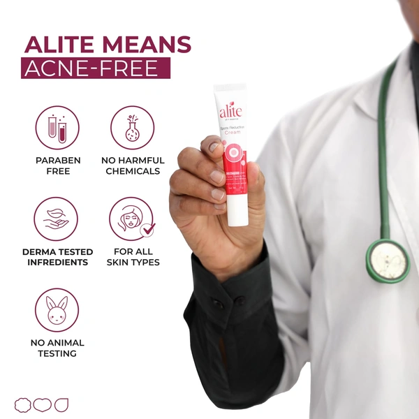 Alite Spots Reduction Cream 15g | Eliminates Dark Spots & Pigmentation | Brightens & Evens Skin Tone | Repairs Cells & Minimizes Pores | Probiotic Formula