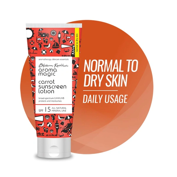 Aroma Magic Carrot Sun Screen Lotion, 100ml