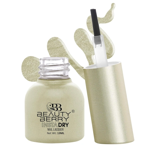 Beauty Berry Insta Dry Nail Lacquer Celestial 69 - 13ml | Quick-Dry & Long-Lasting | High Shine & Smooth Application | Deep, celestial shade adds a sophisticated touch