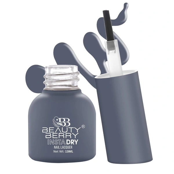 Beauty Berry Insta Dry Nail Lacquer Dawn 23 - 13ml | Quick-Dry & Long-Lasting | High Shine & Smooth Application | Elegant Dawn Shade for Sophisticated Nails