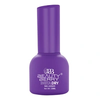 Beauty Berry Insta Dry Nail Lacquer Good Grape 45 - 13ml | Quick-Dry & Long-Lasting | High Shine & Smooth Application | Vibrant Grape Shade for Elegant Nails