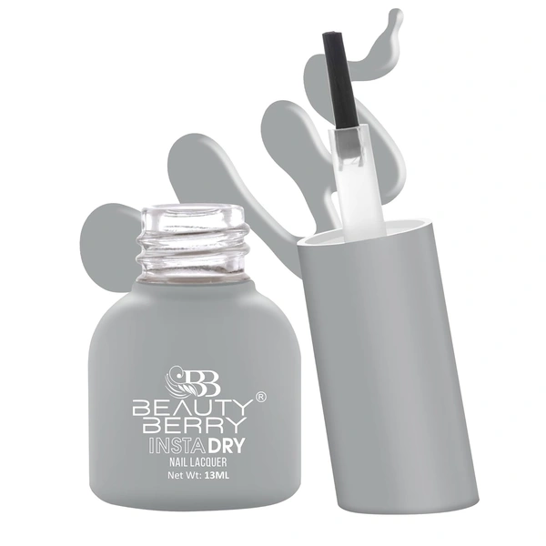 Beauty Berry Insta Dry Nail Lacquer Starlight 33 - 13ml | Quick-Dry & Long-Lasting | High Shine & Smooth Application | Subtle Nude Shade for Elegant Nails?