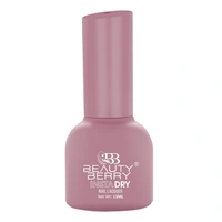 Beauty Berry Insta Dry Nail Lacquer True Love 43 - 13ml | Quick-Dry & Long-Lasting | High Shine & Smooth Application | Romantic Pink Shade for Elegant Nails