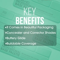 Beauty Berry Ultra HD Professional Base Palette | 12 Concealers | Waterproof & Revitalizing Formula | Full-Coverage, Lightweight, Long-Lasting & Blendable