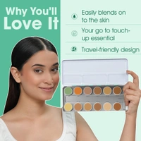 Beauty Berry Ultra HD Professional Base Palette | 12 Concealers | Waterproof & Revitalizing Formula | Full-Coverage, Lightweight, Long-Lasting & Blendable