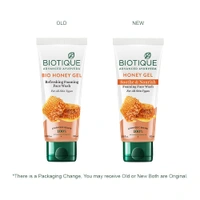 Biotique Honey Gel Soothe & Nourish Foaming Face wash 100ml | Gentle Cleansing Face Wash | Honey and Turmeric Cleanse | Non-Drying Face Wash | 100% Botanical Extracts | for All Skin Types |