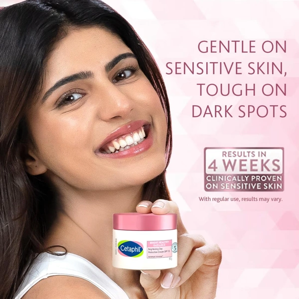Cetaphil Brightening Day Protection Cream SPF 15-50g With Niacinamide for Uneven Skin Tone, Reduce Dark Spots