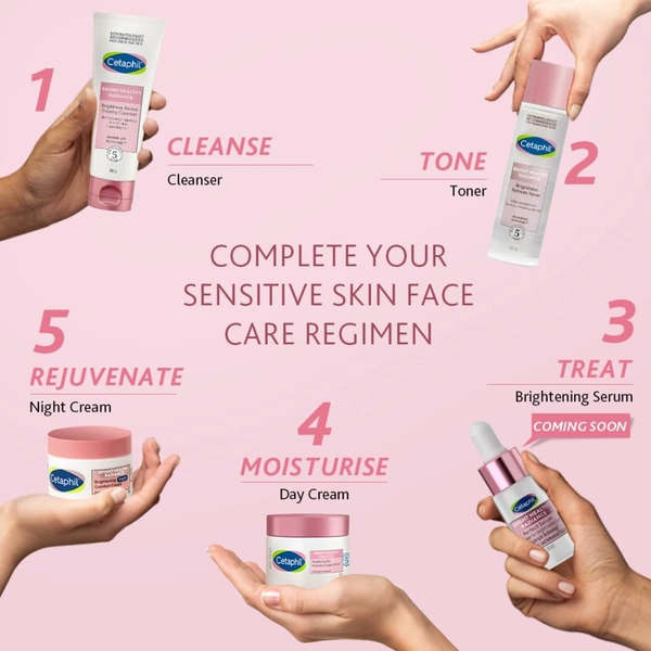 Cetaphil Brightening Day Protection Cream SPF 15-50g With Niacinamide for Uneven Skin Tone, Reduce Dark Spots