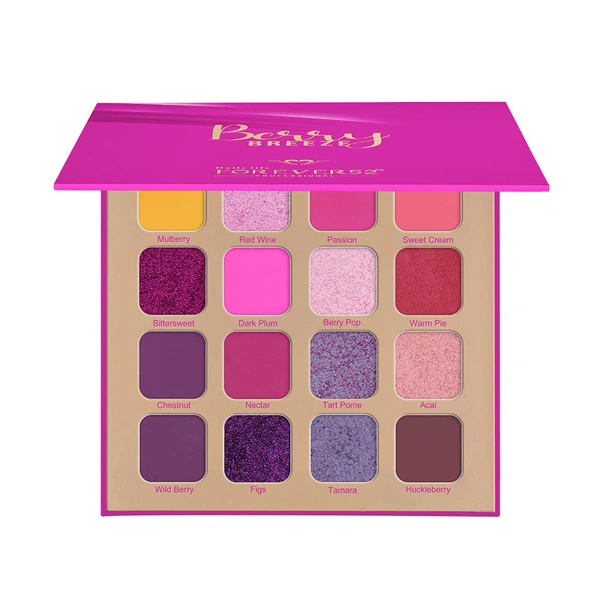 Forever52 Daily Life Forever 52 Daily Life 16 Color Eyeshadow Palette ( Berry Breeze) | Vibrant & Long-Lasting | Rich & Blendable Colors | for Day-to-Night Looks | Flawless Matte Finish Look | - BRZ003