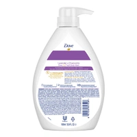 Dove Lavender & Chamomile Go Fresh Body Wash 1L | Relaxing Floral Scent | Gentle Cleansing with Moisturizing Care | Soft, Smooth & Refreshed Skin