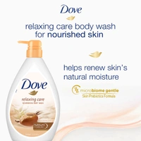 Dove Relaxing Shea Butter & Vanilla Body Wash 1L | Deep Moisturising Shower Gel for Soft, Smooth Skin | Soothing Fragrance | Gentle Daily Cleanser