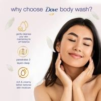 Dove Relaxing Shea Butter & Vanilla Body Wash 1L | Deep Moisturising Shower Gel for Soft, Smooth Skin | Soothing Fragrance | Gentle Daily Cleanser