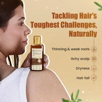 Enshine Bhringraj Hair Oil 60ml | Ayurvedic Hair Oil for Hair Fall & Dandruff Control | Strengthens Roots, Treats Itching & Scalp Folliculitis | Promotes Healthy Hair Growth