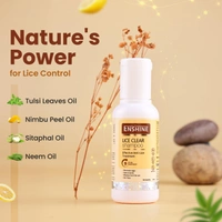 Enshine Lice Clear Shampoo 50ml with Neem & Tulsi for Head Lice Removal | Eliminates Lice, Nits & Eggs | Non-Toxic, Paraben & Sulfate-Free, Gentle Care